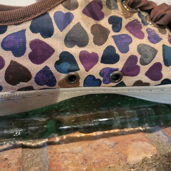 Brighton 'Lovely' Multi Heart Canvas Shoes - Picture 15 of 16